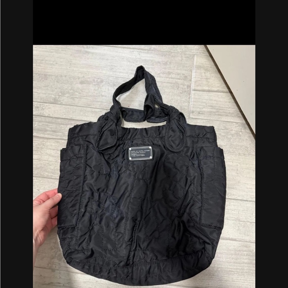 Marc Jacobs Black Quilted Tote